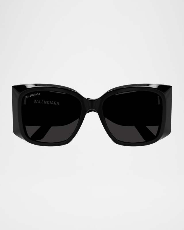 Signature 58mm Acetate Butterfly Sunglasses